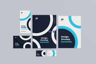design amazing logo, letterhead, stationery design