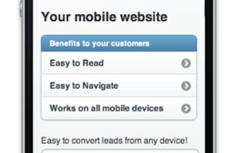 develop mobile websites or iPhone apps