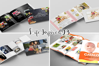 design a catalog or lookbook