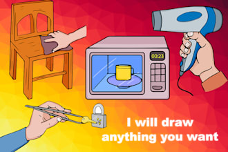 draw a cartoon drawing for you