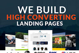 design develop a custom landing page in 1 hour