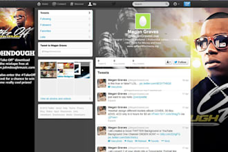 design New TWITTER Header or Facebook Cover or Youtube Banner or Google Plus
