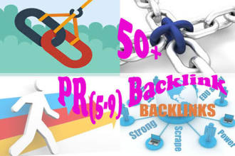 build hd and high pr seo backlinks for your website