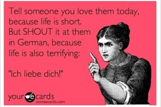 give you a one hour German lesson via Skype