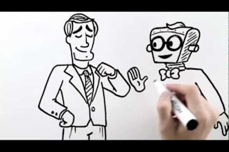 create eye ball grabbing hand drawn videos for your business