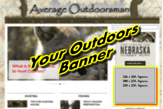 place your banner on my outdoors website