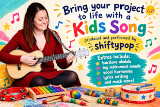 sing and produce a kids song
