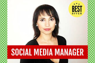 do social media management and marketing like a professional top rated seller