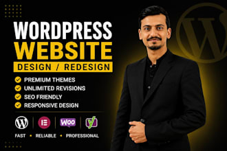 develop wordpress website or landing page