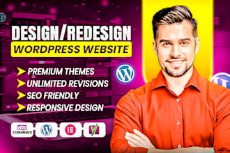 develop wordpress website or landing page