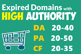 find expired domain with high Authority