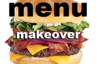 design a menu for your restaurant or food truck