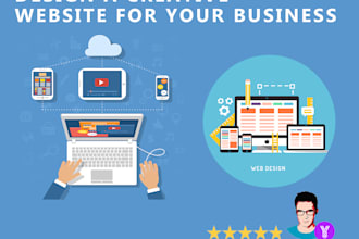 design a creative website for your business