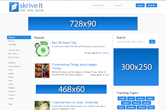 advertise your website for one month