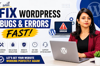 fix wordpress errors, bugs, issues, and website problems