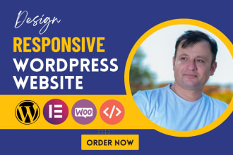 build a custom responsive wordpress website design