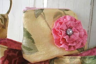 make a vintage coin purse out of fabric