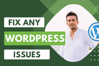 fix wordpress errors and HTML, CSS, PHP, javascript issue