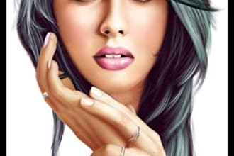draw a portrait of you, your love one or anyone you wish
