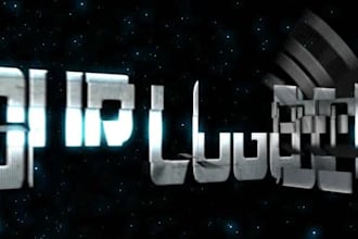 create a transforming text/logo intro video