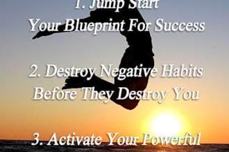 send you a Professional hypnotic process to help you develop a success mindset