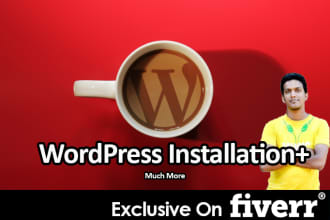 install and config wordpress for you