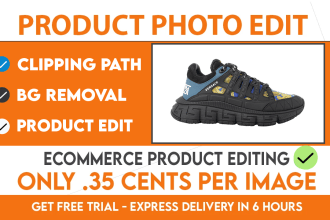 do ecommerce product photo editing, photoshop retouching