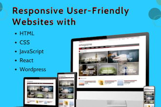 create responsive website in any technology