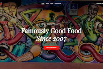 design restaurant website in 7 days