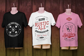 make retro vintage t shirt design
