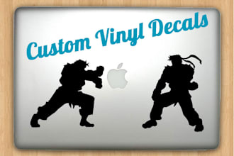 create a custom vinyl decal for you