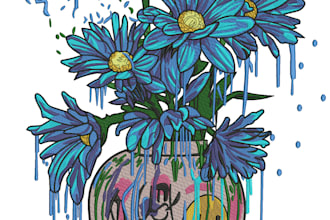 make your file into dst and do embroidery digitizing