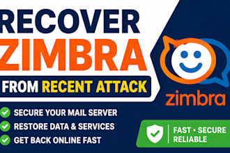 recover zimbra mail server from recent attack