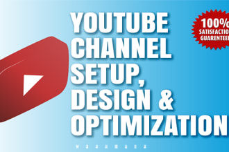 design and set up your youtube channel