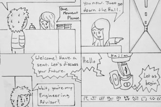 draw a Cute Comic and Characters