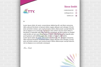design professional business letterhead