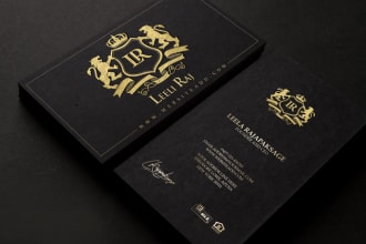 create luxury business card design