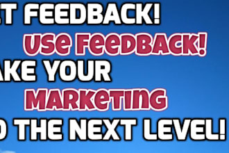 test 1 page and give you 1 tip to improve in marketing