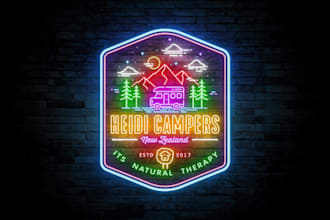 do neon logo or neon sign or neon gif for you