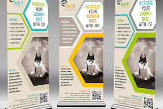design rollup banners for you