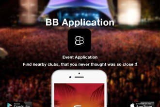 build an event management mobile app and real estate app