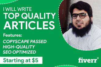 write top quality articles