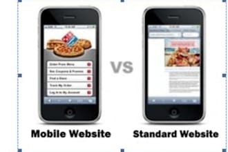 build You Professional Mobile Website/Web App 1 page each