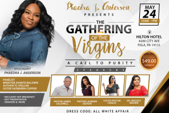 create outstanding event, church flyer