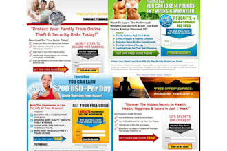 give You 10 Squeeze Page Templates With Ready Email Campaigns Included