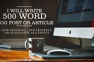 write 2 quality articles or blog posts