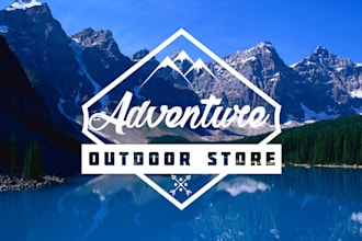 design retro badge logo