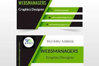 design professional business card for your business today