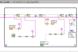 help you with your LabVIEW Problem or program LabVIEW for 1 hour