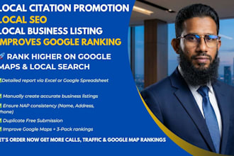 local citation, local SEO, business listing, google ranking, directory listing